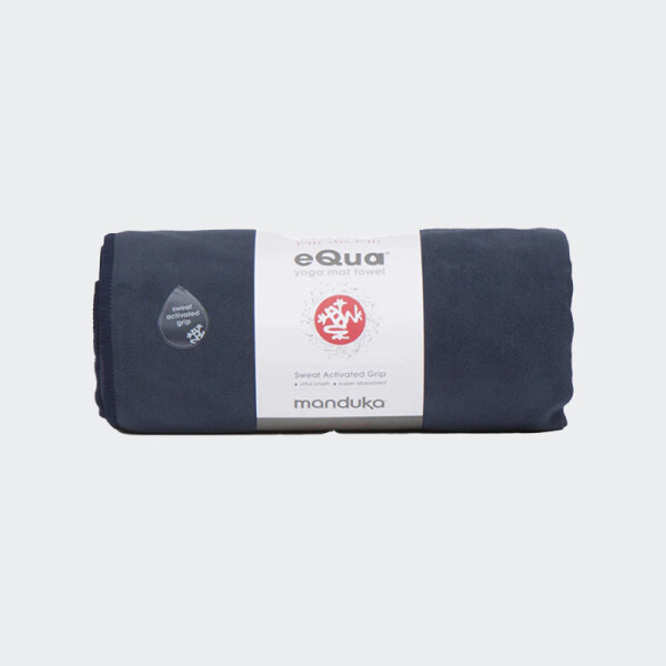eQua® Manduka Toalla De Yoga Azul