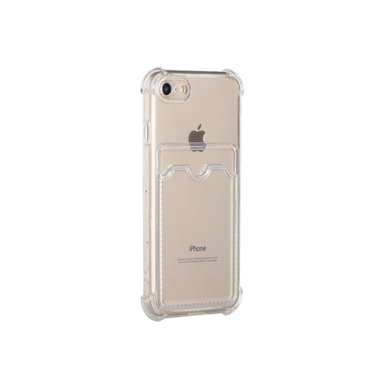Protector iPhone 7/8 transparente con porta tarjeta Protector Iphone 7/8 Transparente Con Porta Tarjeta