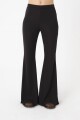 Pantalón flare Negro