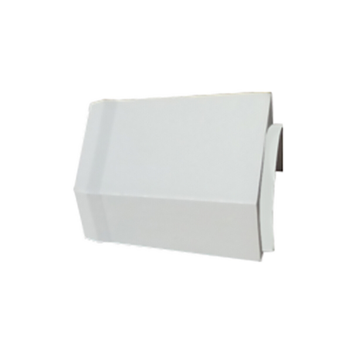Adaptador blanco p/ducto 40x16mm - ZO0714 