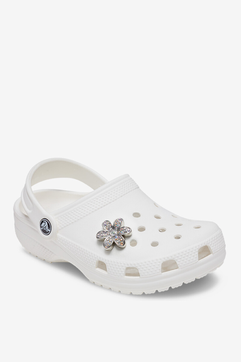 JIBBITZ CROCS SILVER MNCHRM DA Plata