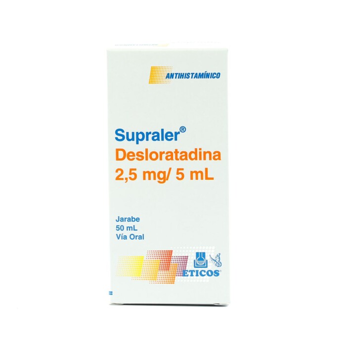 SUPRALER JARABE FRASCO X 50 ML. única