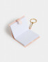 Llavero Libreta Llavero De Libreta De Pu Con Parche - Rosa Claro