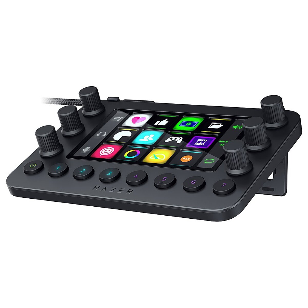 KeyPad Razer Stream Controller para Streaming All In One Black