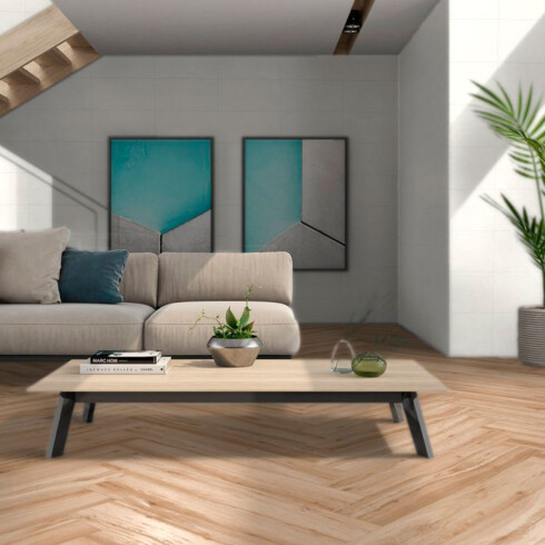 CERAMICA REVESTIMIENTO MATE BEIGE RUSTICO 40X120 FIBRA GAMAS DE BEIGE