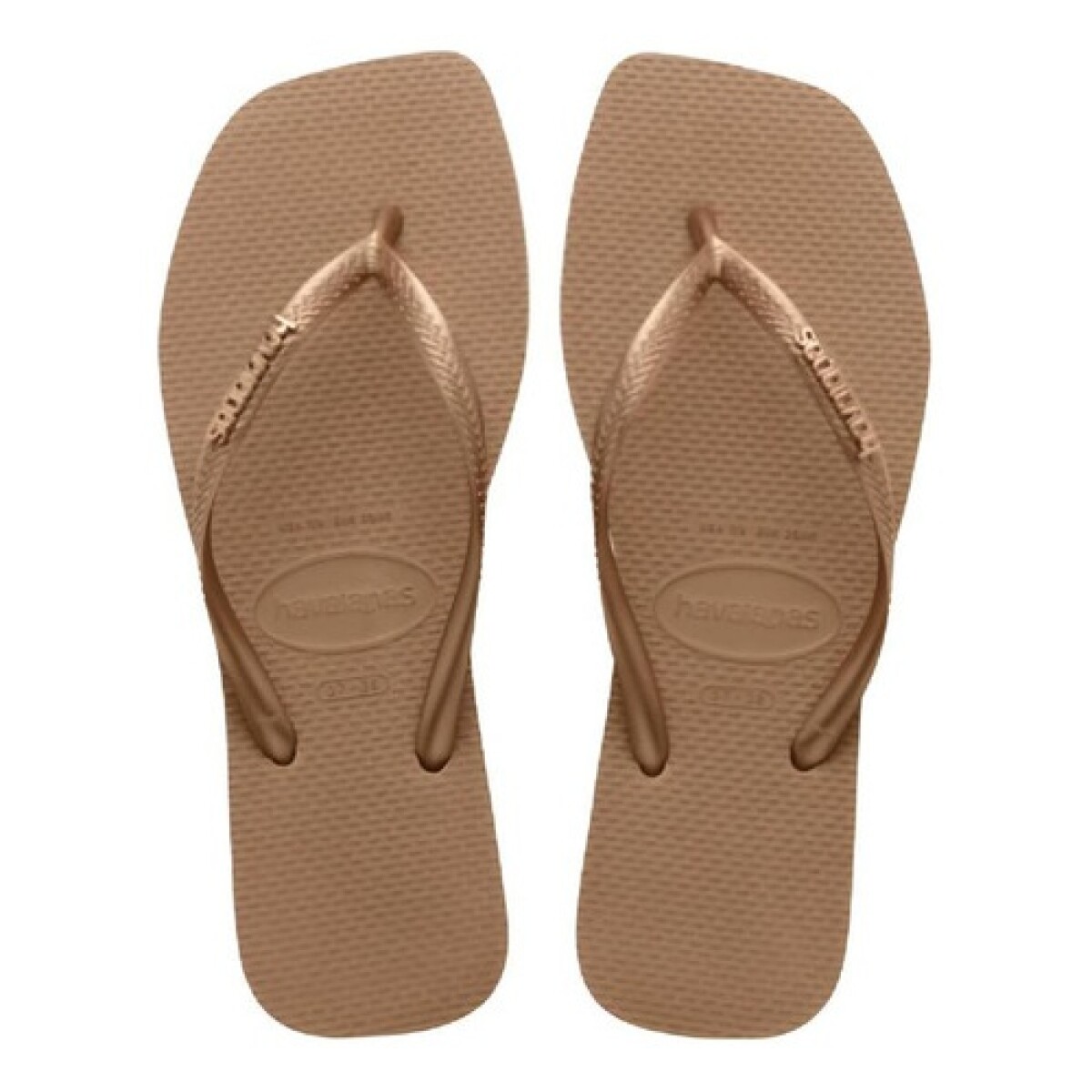 Sandalias ojotas Havaianas Slim Square Rosa - Rosa 