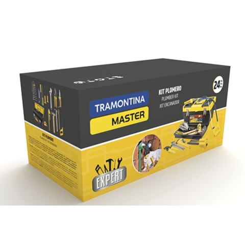 Caja de Herramientas Para Plomero Tramontina 24 Piezas Caja de Herramientas Para Plomero Tramontina 24 Piezas