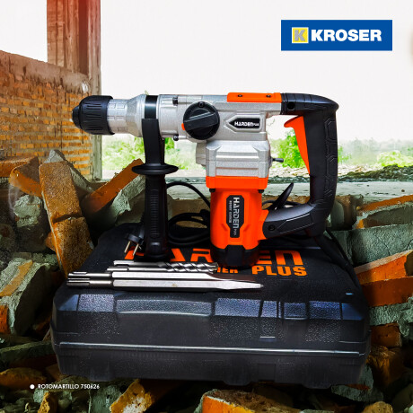 ROTOMARTILLO 40MM 1000W SDS PLUS CON MALETIN Y ACC HARDEN PRO ++ N/a