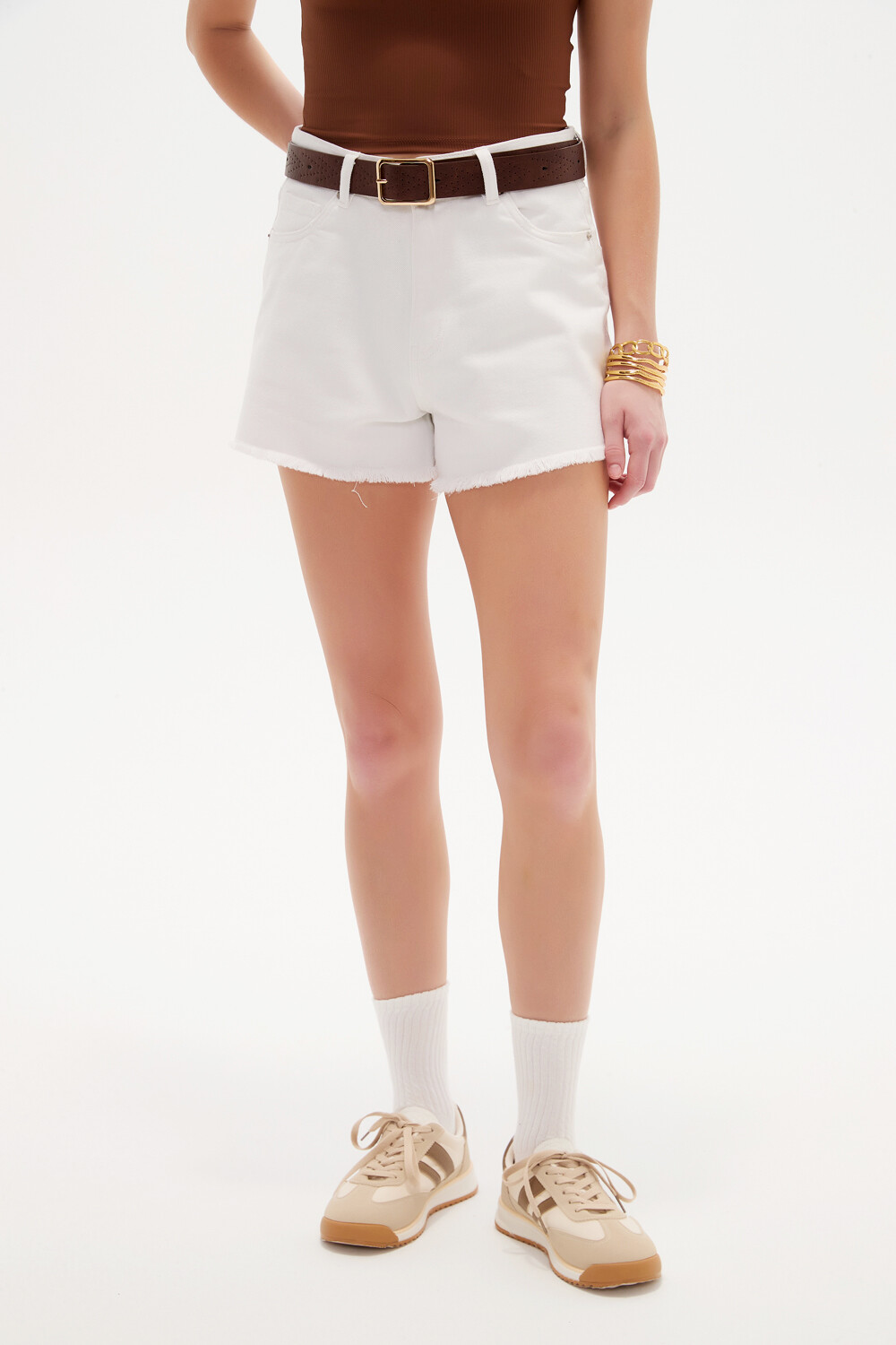 Short Malouma Blanco