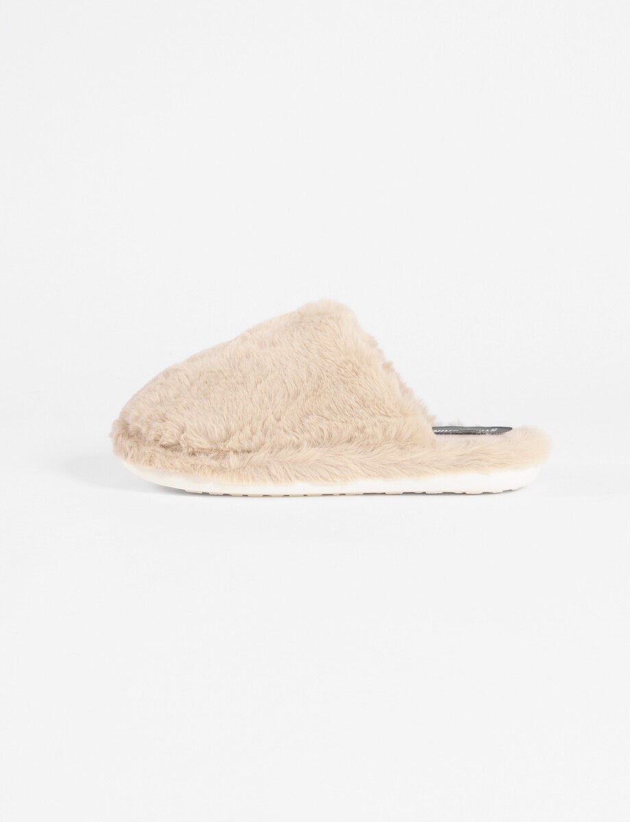 Pantufla comfy - beige 