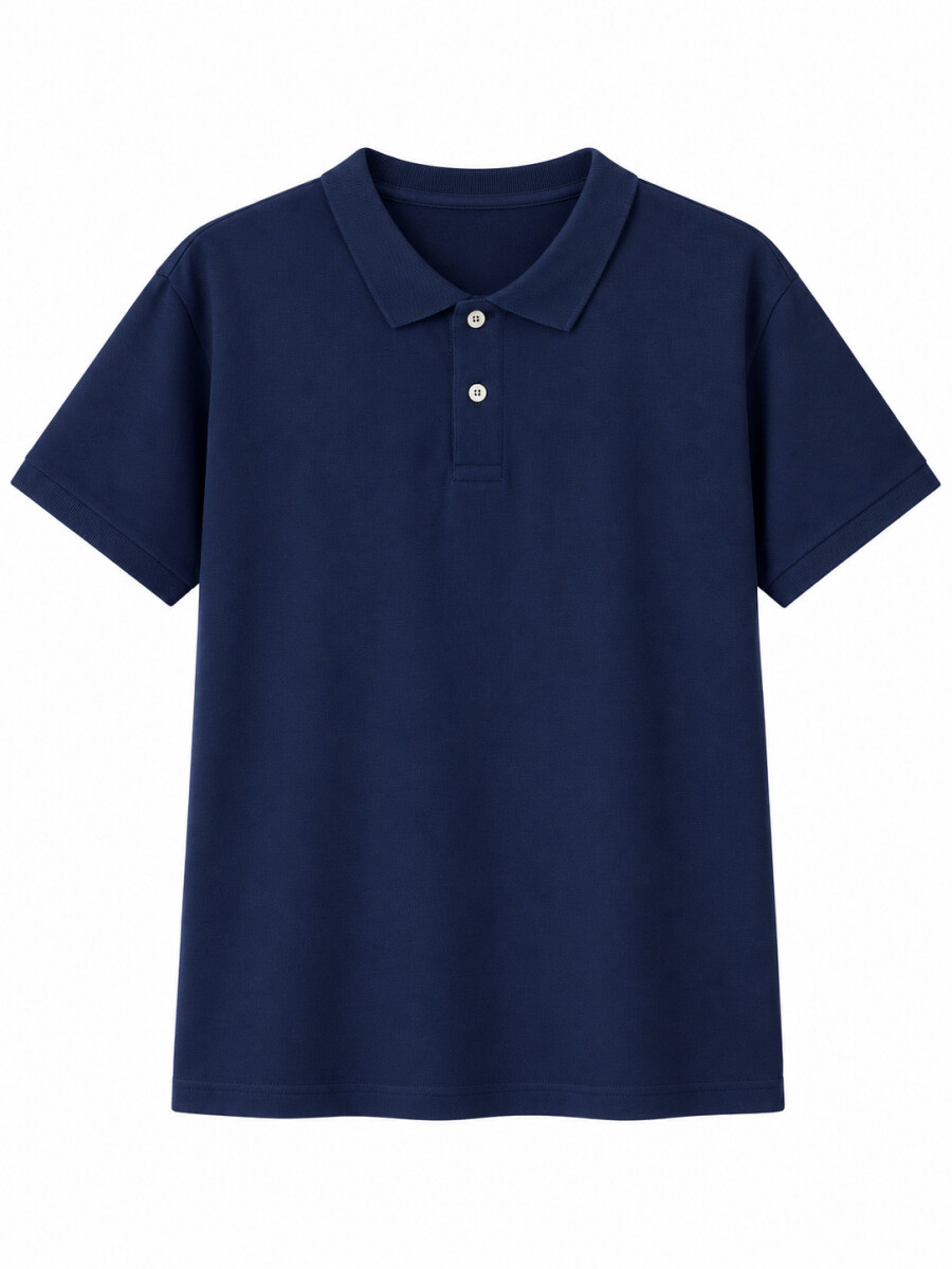 REMERA POLO CLASSIC - AZUL OSCURO 