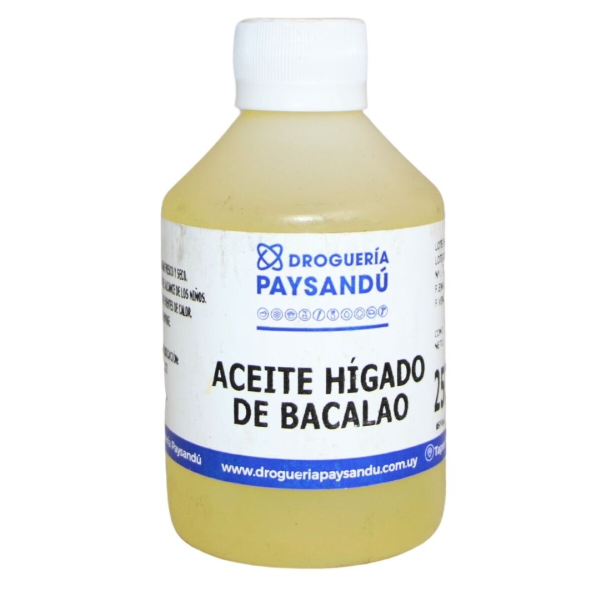 Aceite de Hígado de Bacalao - 250 mL 