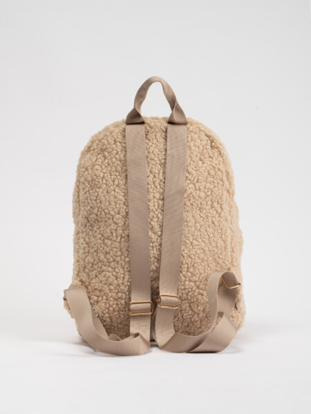 Mochila sherpa Beige