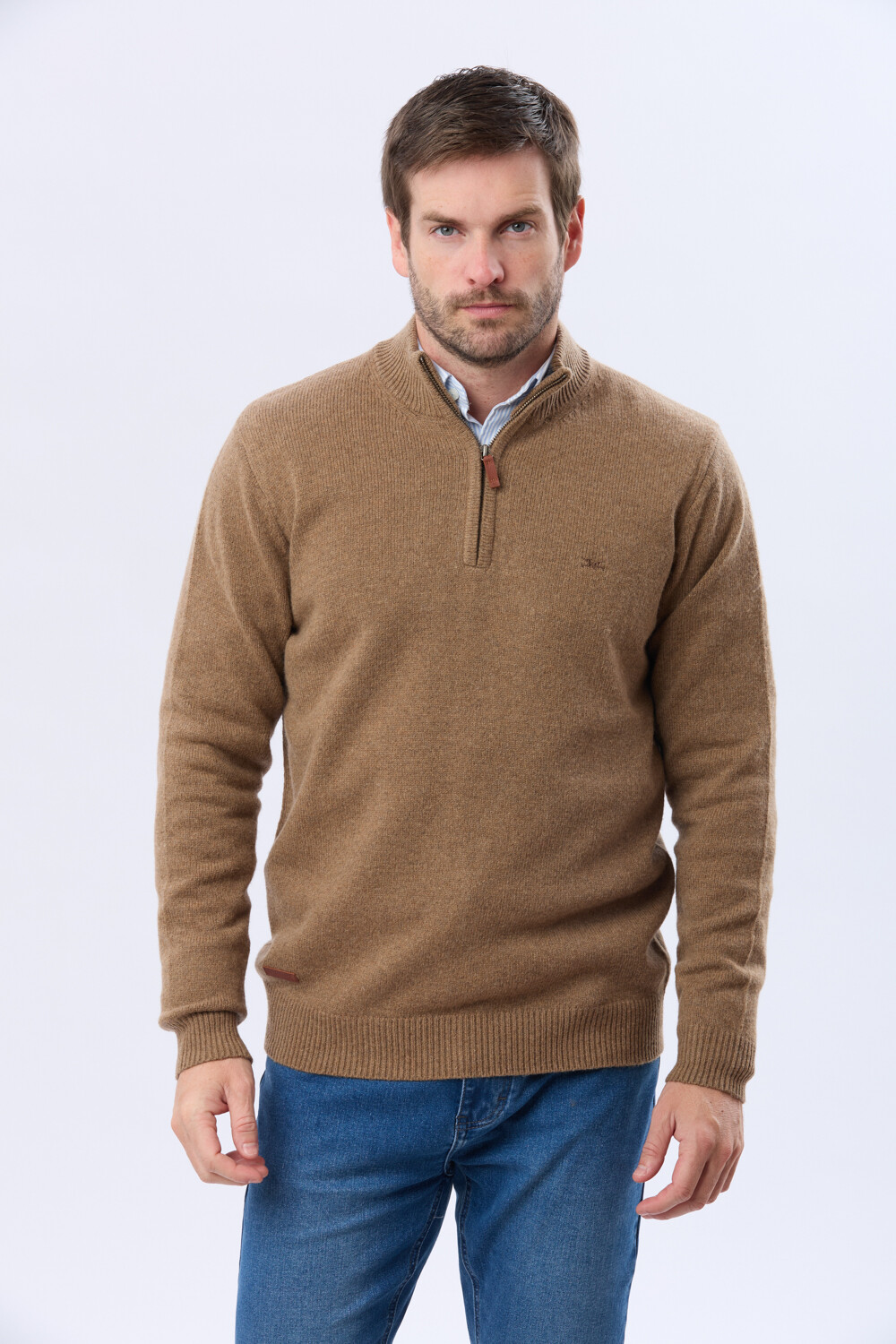 BUZO DE LANA DE ABRIGO Tostado