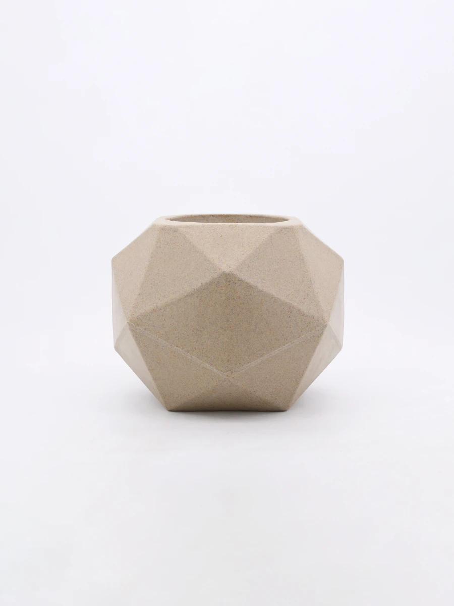 MACETERO GEOMÉTRICO - GRIS 