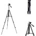 Tripode Profesional Celular 360° Pies De Goma + Estuche Variante Color Negro