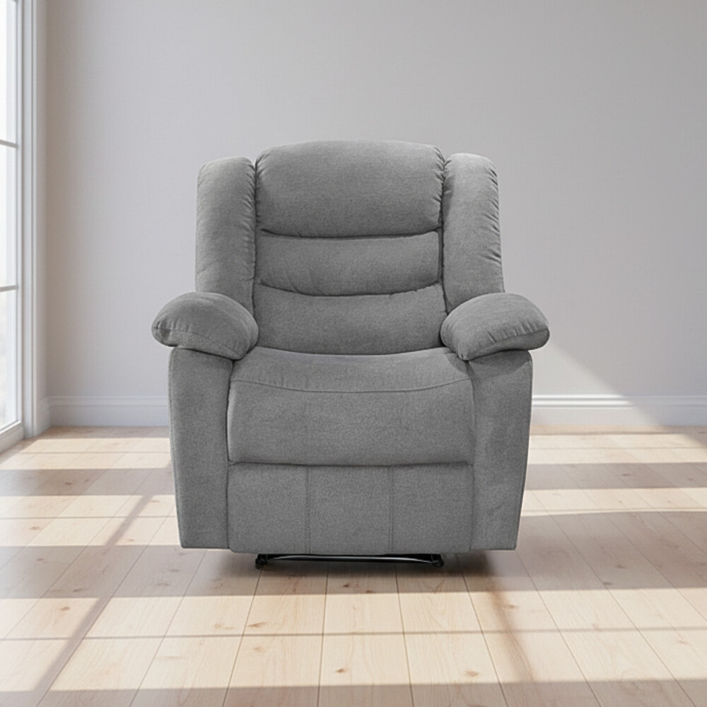 RECLINER ELÉCTRICO TELA GRIS MARSELLA II