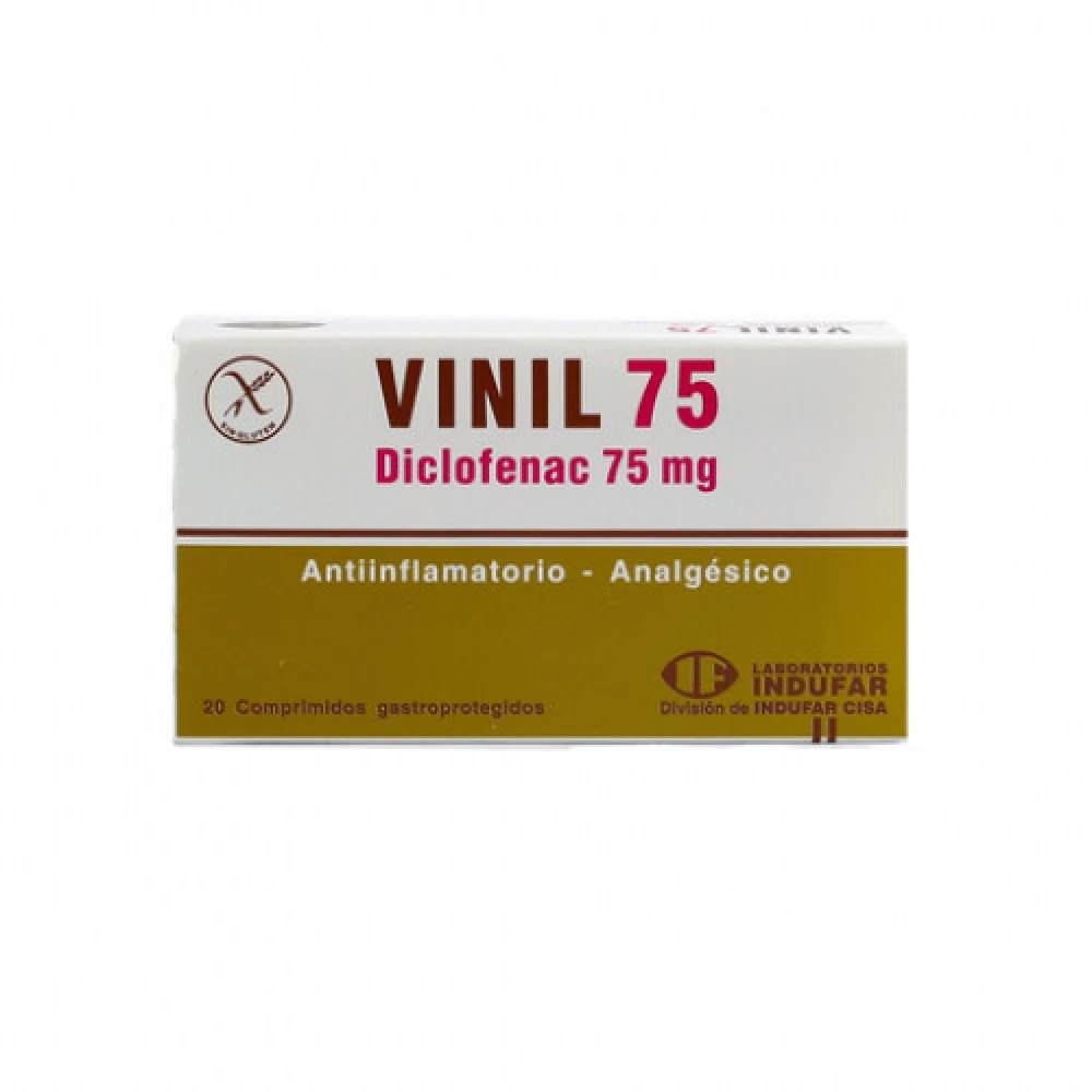 VINIL 75 MG. CJ X 20 COMPRIMIDOS
