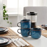 MUG CERAMICA 325ML ORGANIC AZUL MUG CERAMICA 325ML ORGANIC AZUL
