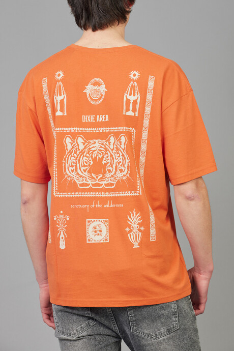 T-SHIRT MULEY DIXIE Ladrillo