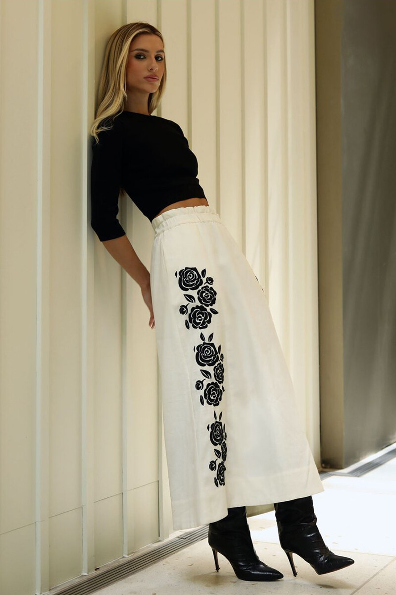Pollera Laura - Off White 