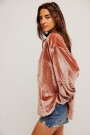 LUXY VELVET SOLID Marron