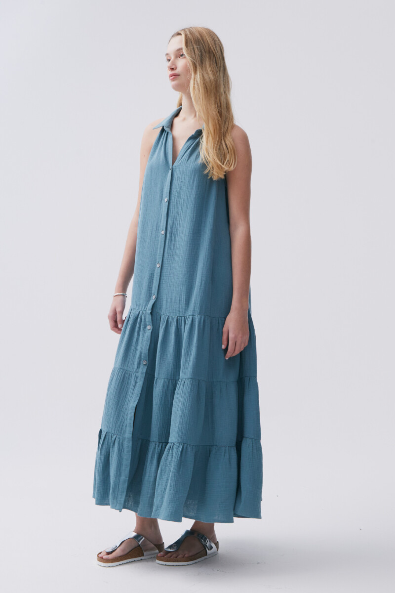 Vestido Luna Petroleo