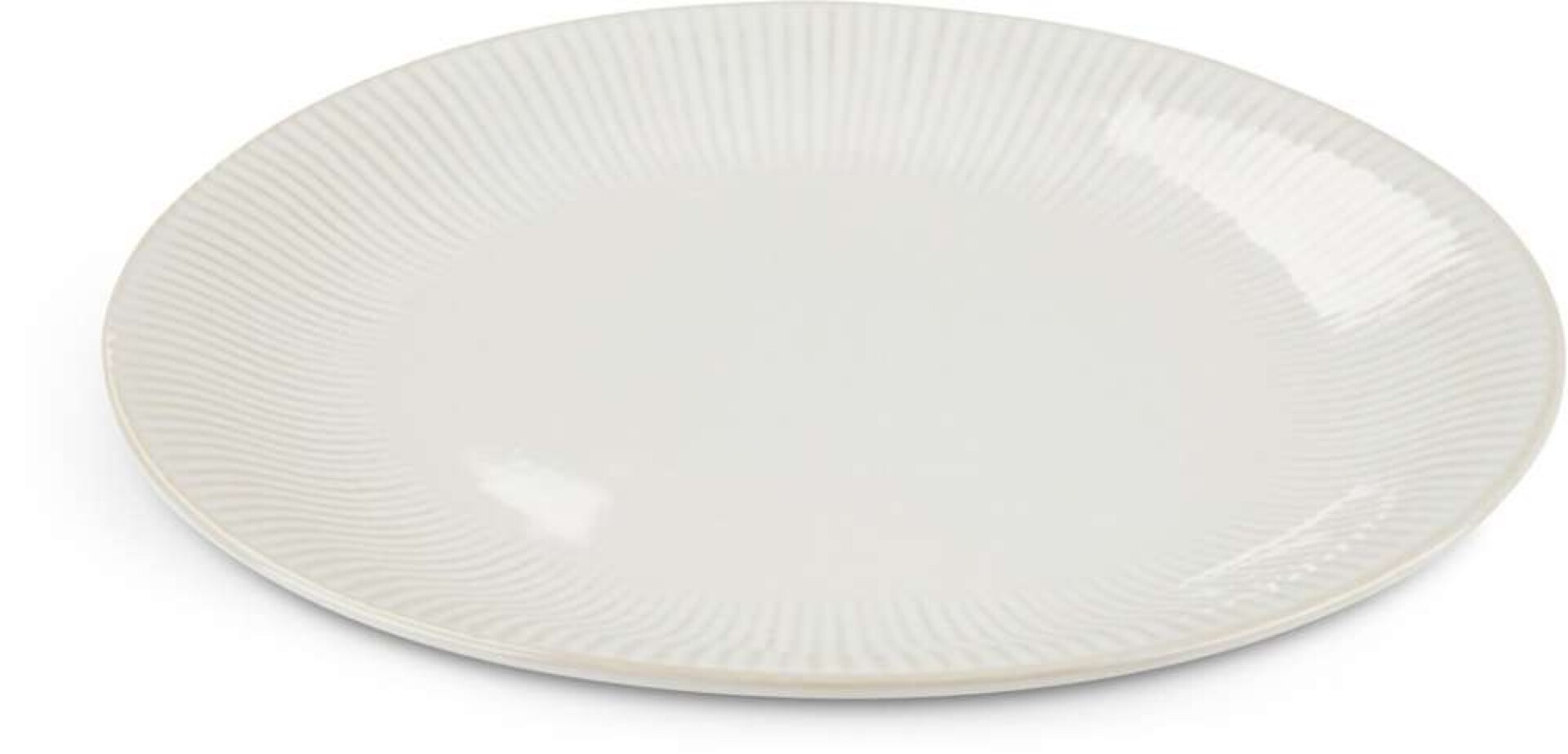 Plato Steffen Ø27Cm Ceramica - Blanco 