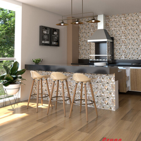 SEMI GRES PISO MADERADO MATE MARRON RECTIFICADO 22X90 CM GAMAS DE MARRON