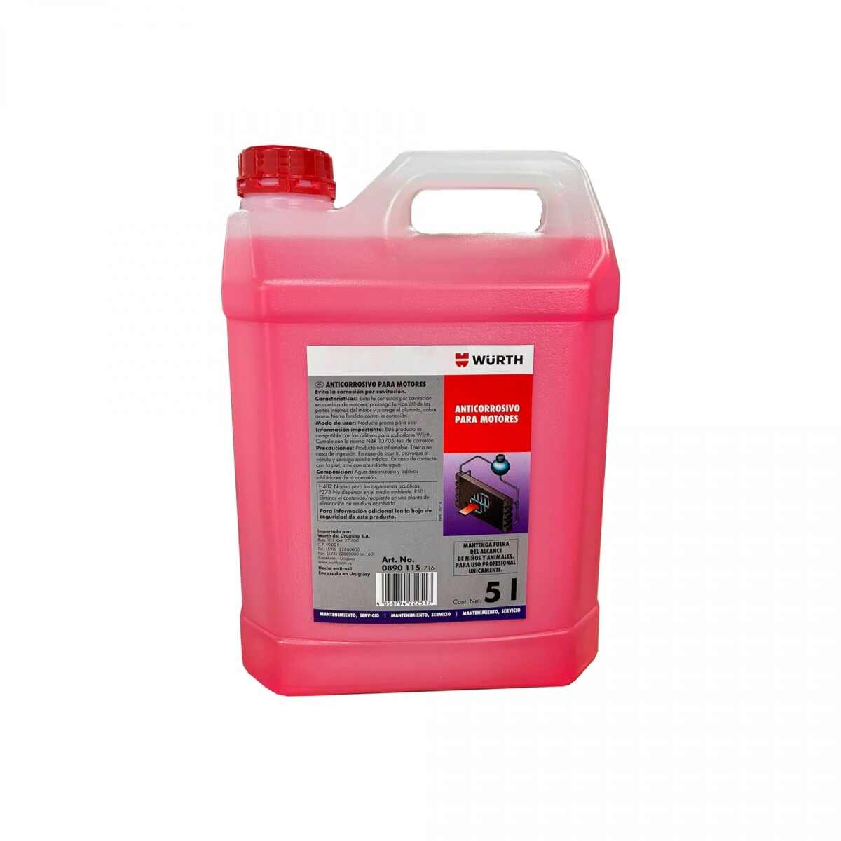 Wurth Anticorrosivo 5L Rosa 
