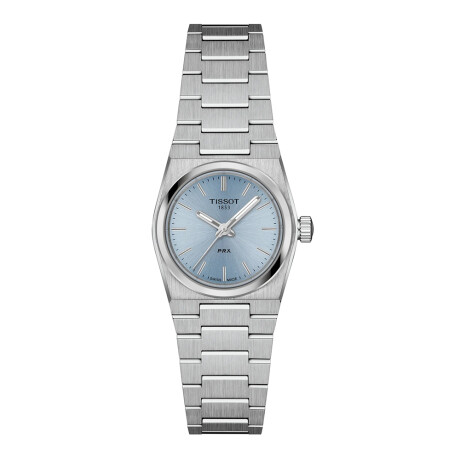 Reloj TISSOT PRX 25MM de acero con esfera celeste Reloj TISSOT PRX 25MM de acero con esfera celeste