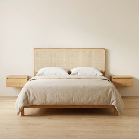 RESPALDO 2 PLAZAS MADERA MARRON PRAGA