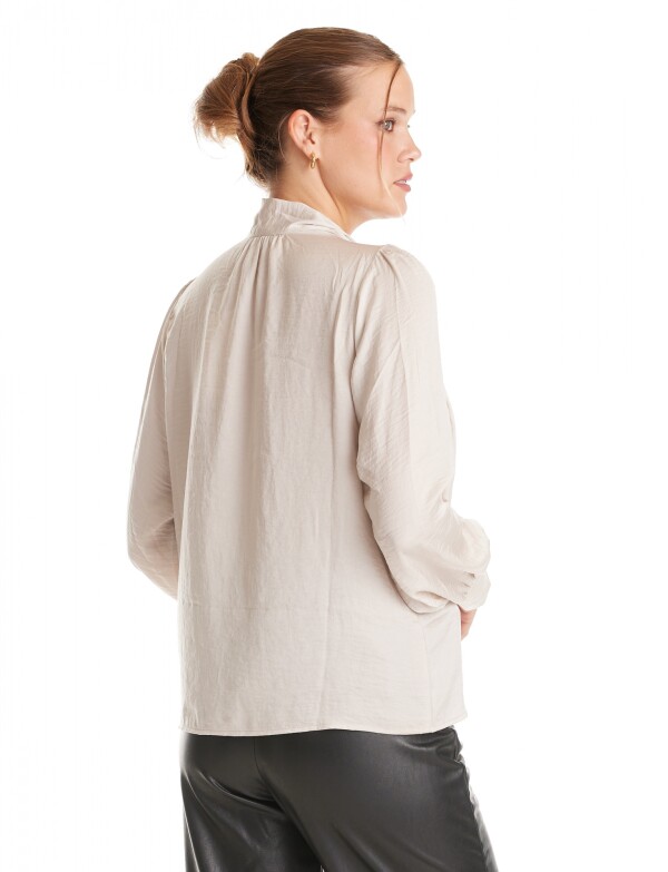 Blusa Lazo & Botones BEIGE CLARO