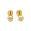 Abridores Bolitas-Oro Bajo-Sin Piedra-AB8003 Sinpiedra
