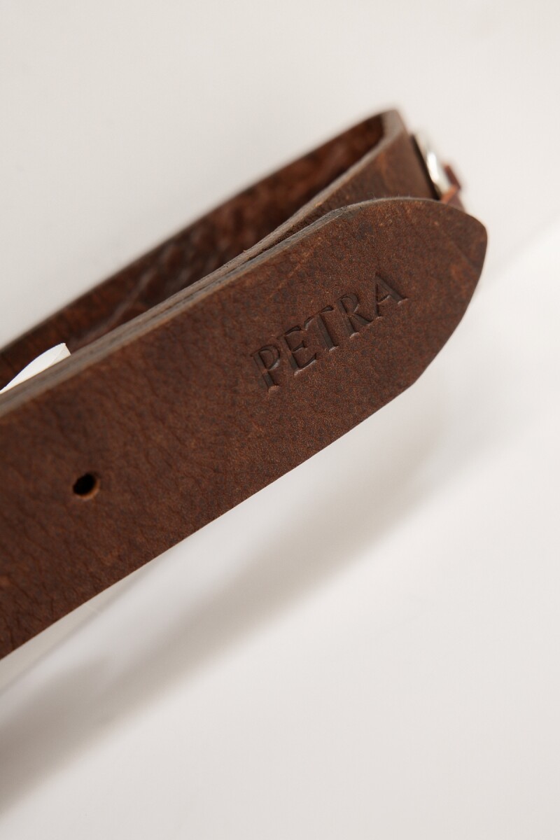 Cinturon Aros Marron