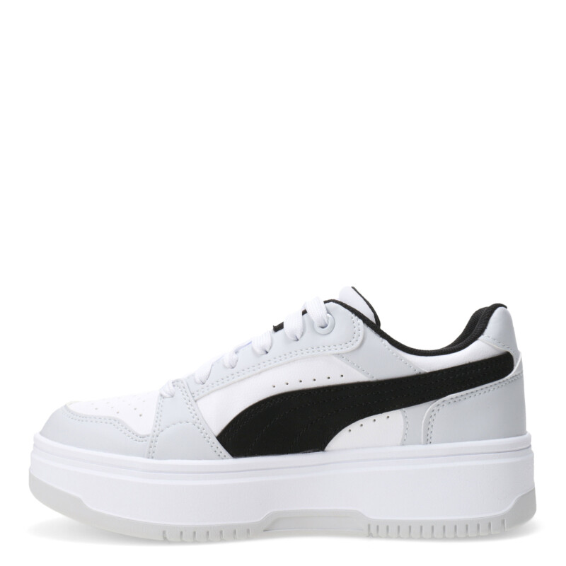 Championes de Mujer Puma Rebound Femme Low Blanco - Gris Claro - Negro
