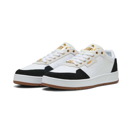 Championes Court Classic Lux Gamuza de Hombre Blanco