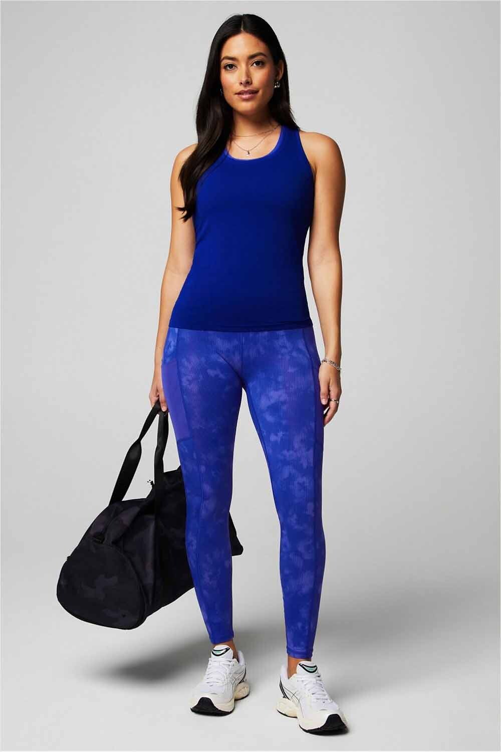 Top Feather Tech+ Racerback Mujer Admiral Blue