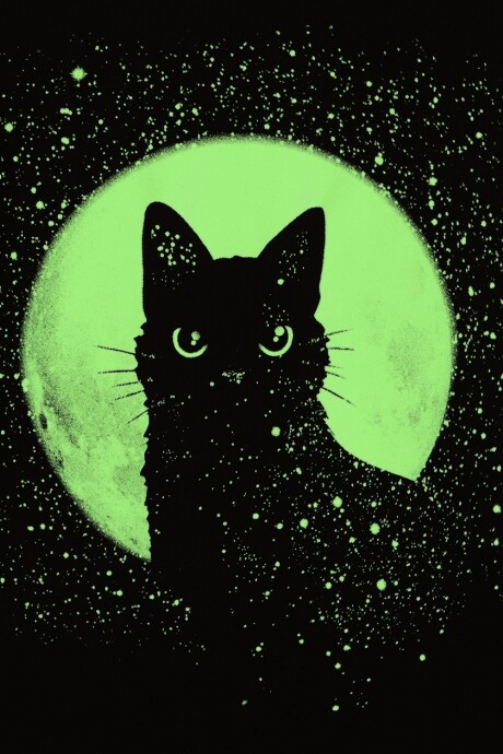 Remera Gráfico Manga Larga Niña Cat