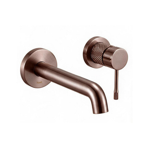 Grifería Lavatorio Pared Signature Bronce Cepillado BRONCE-ROSE GOLD
