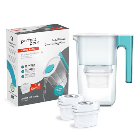 Jarra Perfect Pour + 3 Filtro Evolve 30d Pp3001 JARRA PERFECT POUR + 3 FILTROS PP3001