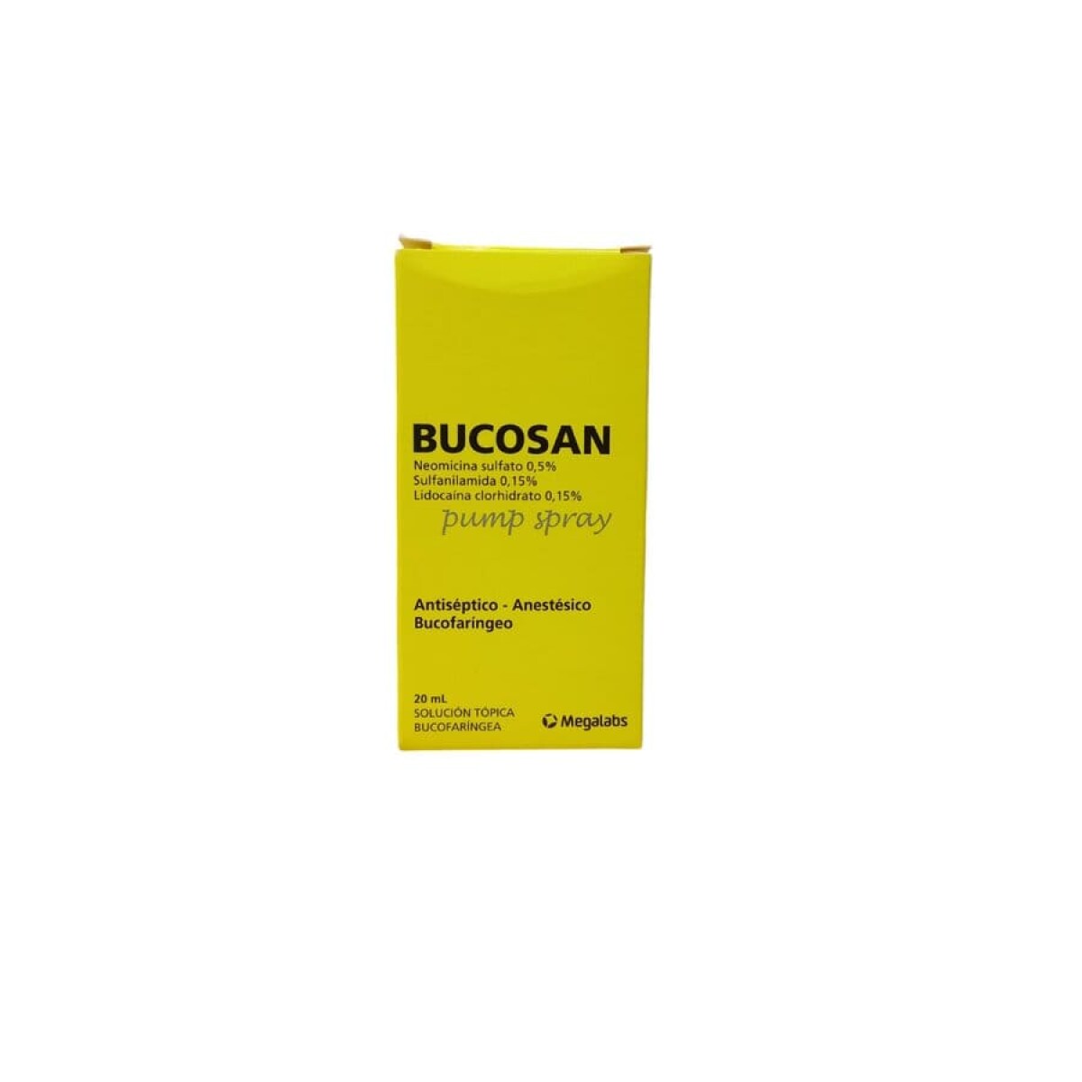 Antiséptico Anestésico Bucofaríngio Bucosan Pump Spray 