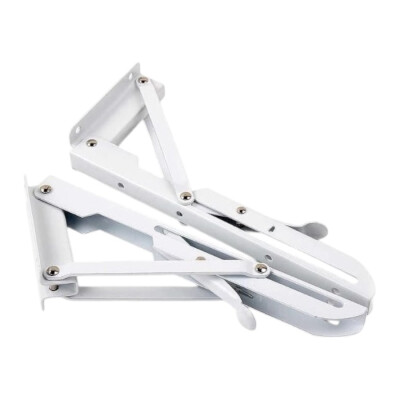 Ménsula metálica plegable 30x14 Blanco