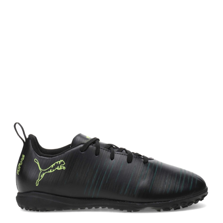 Championes de Fútbol 5 Infantiles Puma Future 8 Play TT Negro - Fluor