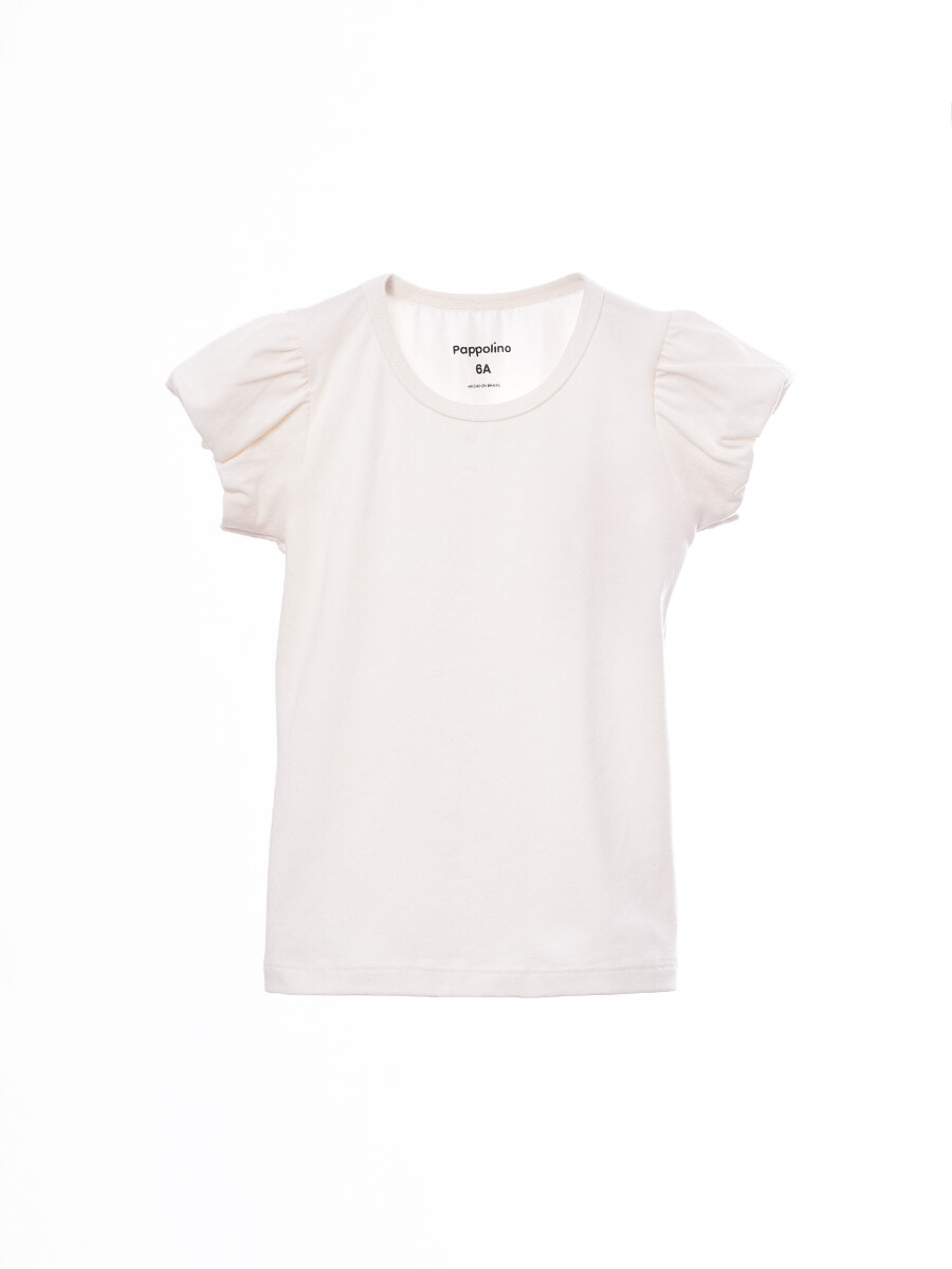 REMERA MANGA BALOON - OFF WHITE 