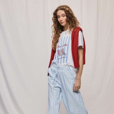 PANTALÓN ROMA Celeste