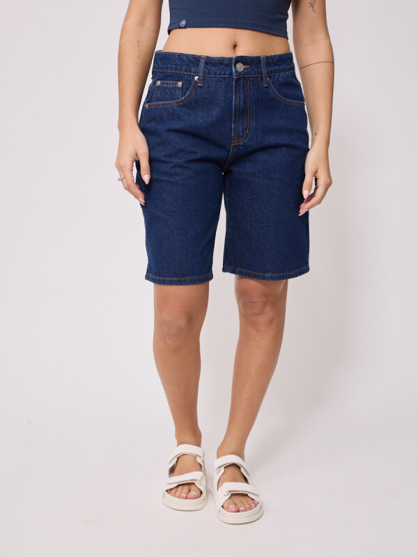 SHORT JEAN MIRELA RUSTY Azul Oscuro