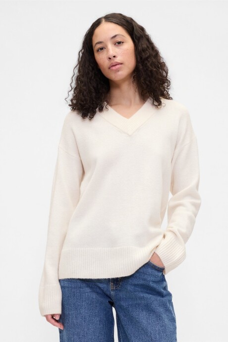 Buzo Cuello V Mujer Bleach