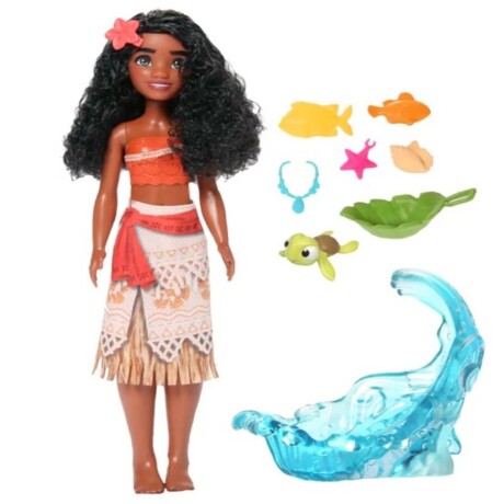 Muñeca Disney Princesas con Mascota y Accesorios MOANA
