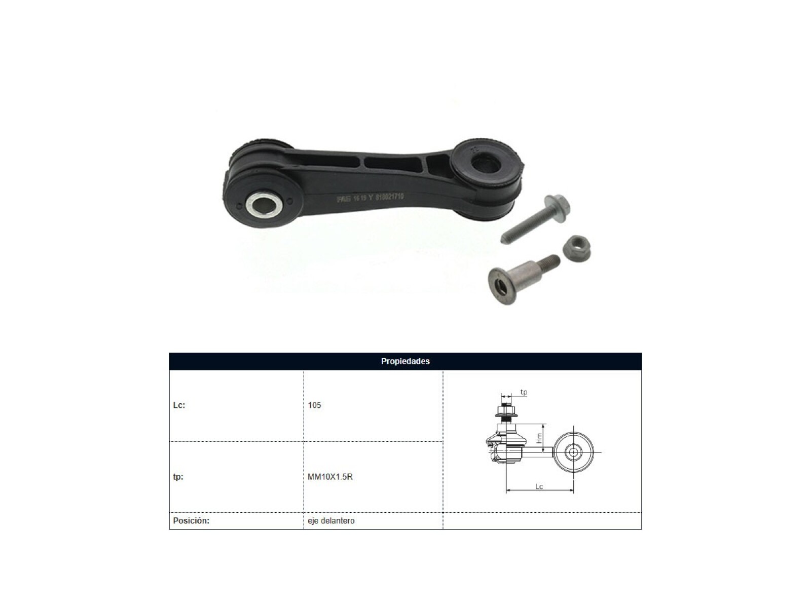 Bieleta Audi A3, Volks Bora/Golf 96-25 Der/Izq 
